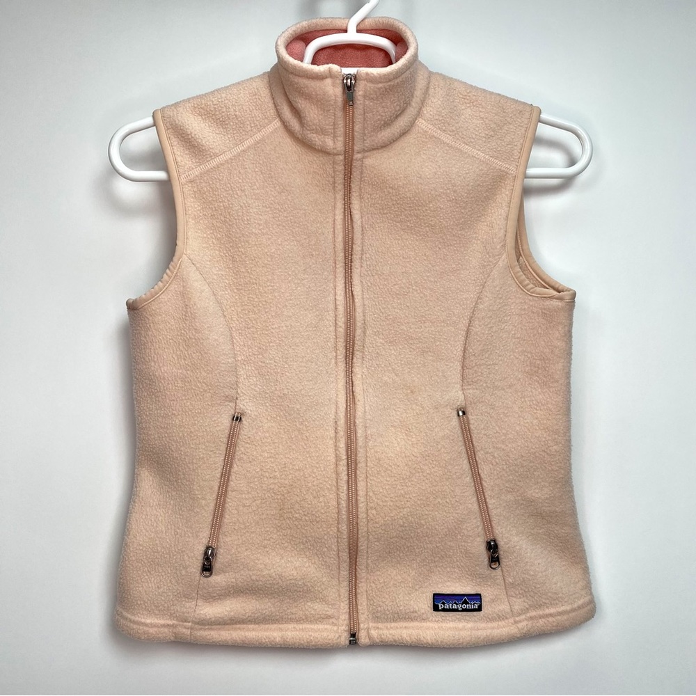 Patagonia Light Pink Fleece Vest